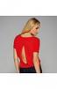 Flowy open-back t-shirt