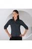 Women's roll-sleeve ¾ sleeve shirt