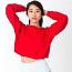 California fleece cropped sweatshirt (5336)