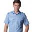 Pilot shirt short sleeved